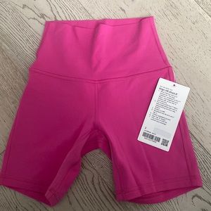 Lululemon align HR short hot pink size 2